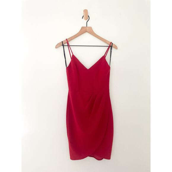 Lulus Forever Your Girl Burgundy Red Mini Dress Size Small Christmas Party - Picture 4 of 10